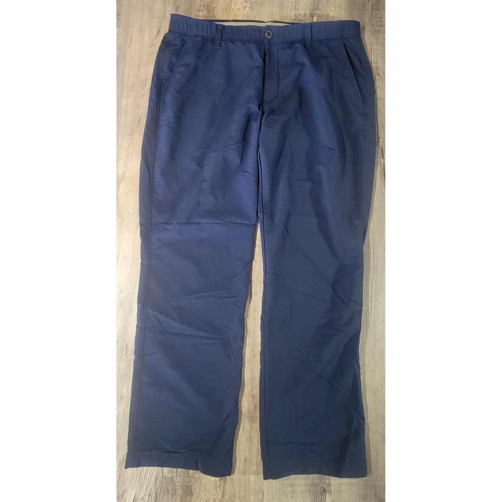 Under Armour‎ UA Match Play Mens 40x32 Performance Golf Pants Blue Euc